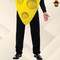 Cheese Wedge Adult Costume Halloween Funny Yellow Poly-Foam Tunic Food Party Outfit